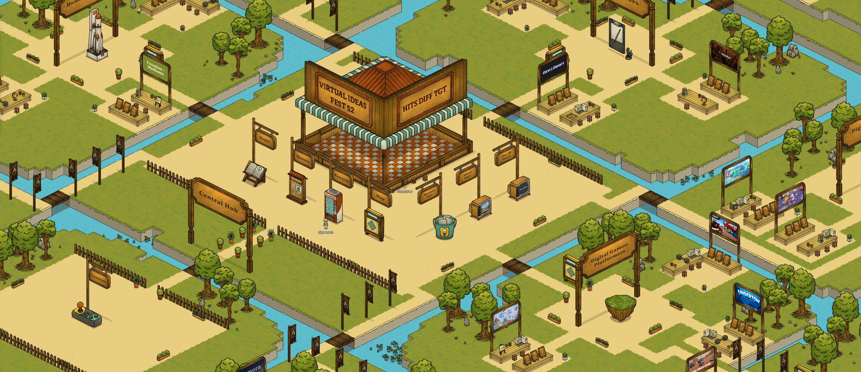 Pictoria's Virtual Ideas Fest world